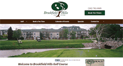 Desktop Screenshot of brookfieldhillsgolf.com